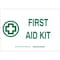 Brady First Aid Kit, 10" W x 7" H, Rectangle, Polyester, 60567 60567 - alternate 1